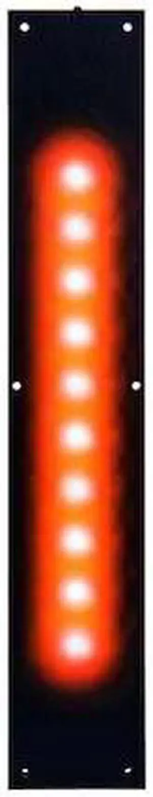 IDEAL WAREHOUSE INNOVATIONS 60-5414-U Guide Lights,Plastic,Black,4 in. H