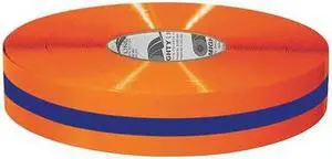MIGHTY LINE 2ROBCTR Industrial Safety Floor Marking Tape Vinyl Orange/Blue, 2" MIGHTY LINE 2ROBCTR Industrial Safety Floor Marking Tape Vinyl Orange/Blue, 2"