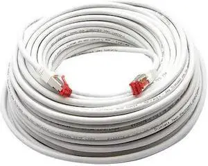 TRIPLETT CAT6A-100WH Voice and Data Patch Cable,6A,10 GBps