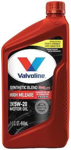 VALVOLINE 609506 Maxlife Engine Oil, Synthetic Blend, 5W-20, 1 Qt