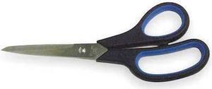 ZORO SELECT 2WFX2 Scissors,8 In,Blk Soft Grip Handle