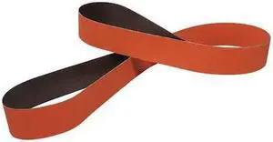 3M CUBITRON 60440227621 Sanding Belt, 4 in W, 132 in L, Coated, Ceramic, 36