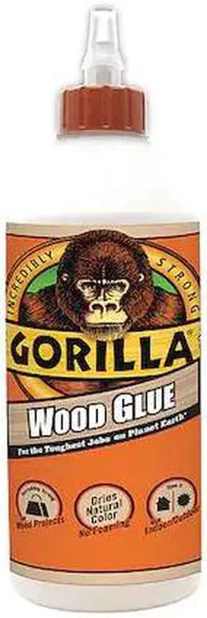 GORILLA GLUE 6206001 Instant Adhesive, Wood Glue Series, Clear, 24 hr Full
