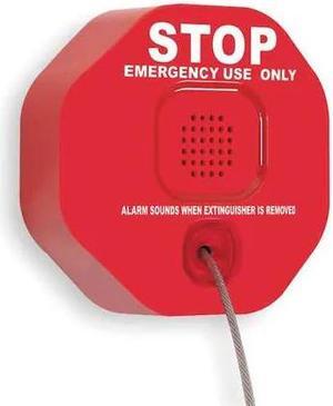 SAFETY TECHNOLOGY INTERNATIONAL STI-6200 Fire Extinguisher Alarm, Depth: 1 7/8