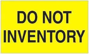 TAPE LOGIC DL2281 Tape Logic® Labels, "Do Not Inventory", 3" x 5", Fluorescent