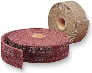 SCOTCH-BRITE 7000121070 Abrasive Roll,6"Wx30ft. L,Alumn Oxde,PK2