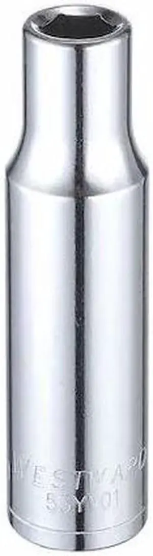 WESTWARD 53YV01 1/2" Drive, Metric Socket, 10mm Socket Sz, 6 Pts