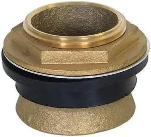 KISSLER & CO 57-0515 Toilet Spud, 1-1/4", Brass, Brass