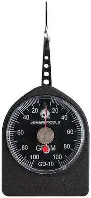 JONARD TOOLS GD-10 Dynamometer Gauge,Dial,10-100g