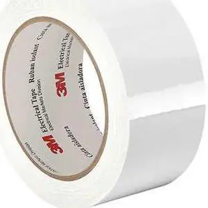 3M 3M 1350 2" x 72 yds White Electrical Tape, 1 mil, 2"x72 yd., White