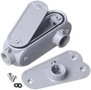 RACO UCB050 Conduit Outlet Body,8.5 cu. in. Cap.