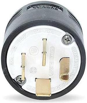 HUBBELL WIRING DEVICE-KELLEMS HBL8461C 4 Wire Industrial Straight Blade Plug