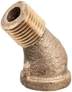 ZORO SELECT ZUSA-PF-10436 45 Degrees  Street Elbow Brass Brass Class 125 Pipe