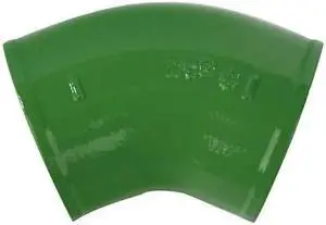 ZORO SELECT ZFB220608 45 Degrees  Bend 1/8 Bend, 3" Pipe, Female Socket, Cast