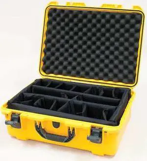 Nanuk 940-2004 Hard Plastic Waterproof Case w/padded divider, Interior (L x W x H): 20 in x 14 in x 8 in (940-2004)