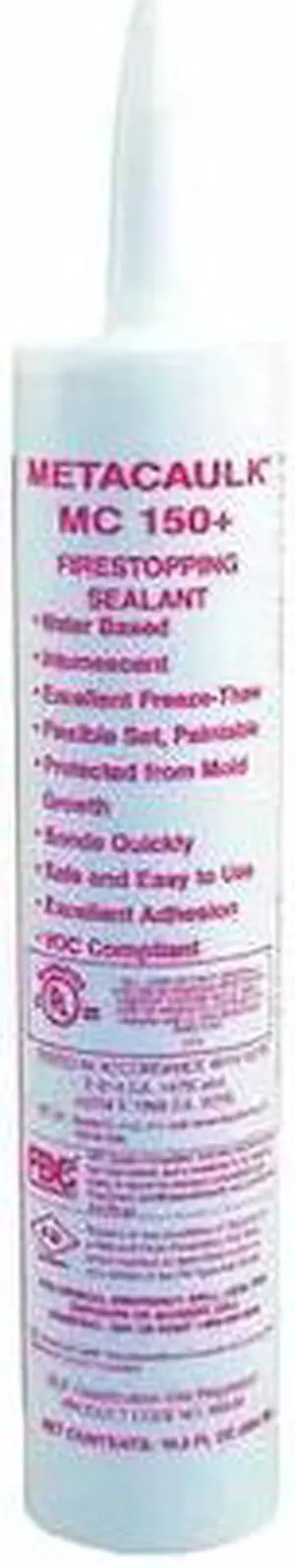 METACAULK 66648 Fire Barrier Sealant,Intumescent,10.3 oz
