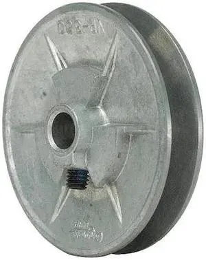ESSICK AIR PRODUCTS 110308 5/8" Fixed Bore 1 Groove Variable Pitch Pulley 3.5"