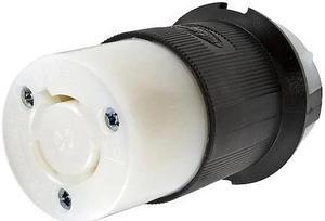 HUBBELL WIRING DEVICE-KELLEMS HBL2353 Locking Connector, L9-20R, 20 A, 600V AC,