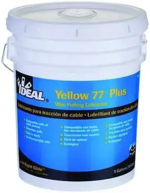 IDEAL 31-395 Wire Pulling Lubricant,5 gal. Bucket,Ylw