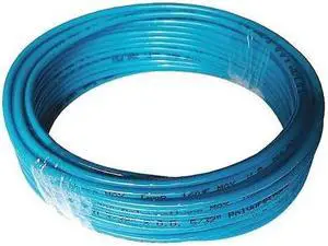 ZORO SELECT 2LZF2 Tubing,5/32 In OD,50 Ft L, Light Blue