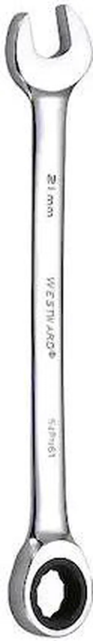 WESTWARD 54PN61 Ratcheting Wrench,Combination,12 pt.21m