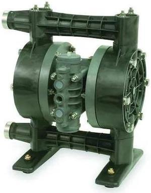 DAYTON 3HJW2 Double Diaphragm Pump, Kynar(R), Air Operated, Santoprene, 49 GPM
