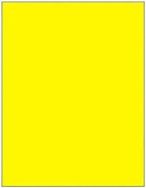 TAPE LOGIC LL185YE Tape Logic Rectangle Laser Labels, 8 1/2" x 11", Fluorescent