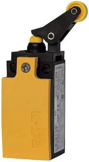 EATON LS-S11S-LA Limit Switch, Plunger, Roller Lever, 1NC/1NO, 4A at 400V AC,