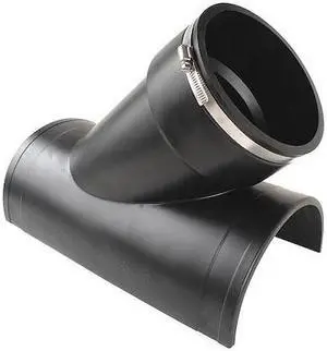 ZORO SELECT TSW-6 Flexible Tap Saddle Wye,For Pipe Size 6"
