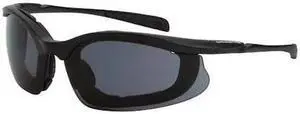 CROSSFIRE 821 AF Crossfire, Safety Glasses, Anti-Fog, Gray Lens, Black Frame,