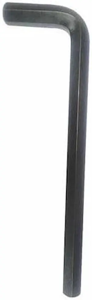 WESTWARD 54TU87 Metric Plain Hex Key, 17 mm Tip Size, 9 11/16 in Long, 17 mm