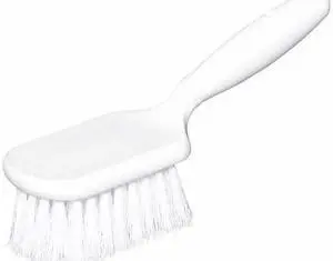 TOUGH GUY 48LZ38 3 1/2 in W Scrub Brush, Stiff, 5 1/2 in L Handle, 4 1/4 in L