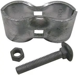 ZORO SELECT 4LVH5 Panel Clamp,Steel,1-3/8 In Dia.