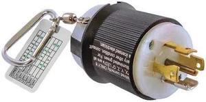 HUBBELL WIRING DEVICE-KELLEMS HBL3PT2511 Circuit Tester,LED Indicator,L21-20