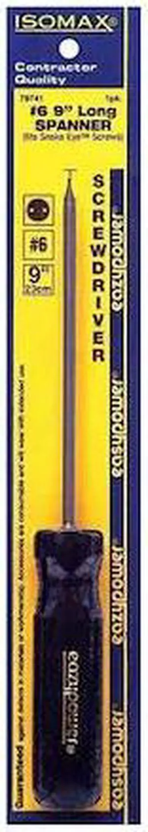 EAZYPOWER 79741 Tamper Resistant Spanner Screwdriver #6 Round EAZYPOWER 79741 Tamper Resistant Spanner Screwdriver #6 Round