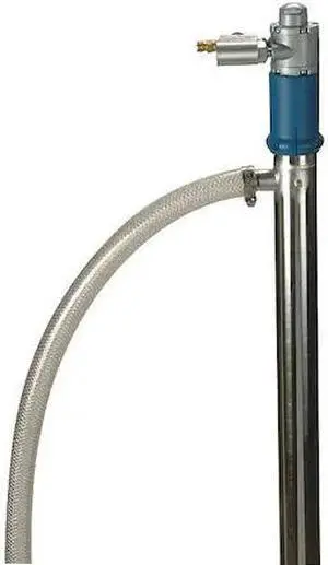 FINISH THOMPSON DPFS025 Drum Pump,1/2HP,Suction Tube 40 L,22 GPM