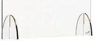 ROSSETO SERVING SOLUTIONS AG001 Avant Guarde 24x15.5 Acrylic Sneeze Guard, 1 EA