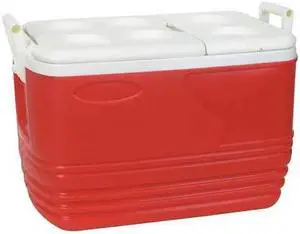ZORO SELECT 4AAP7 Full Size Chest Cooler,60 qt.,Red