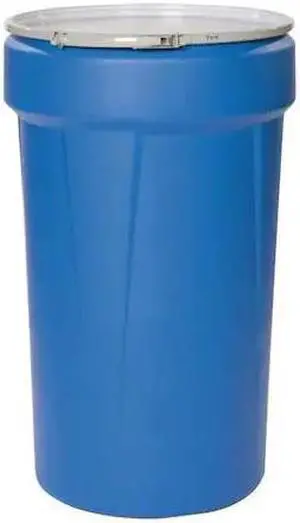 ZORO SELECT 1655MB Transport Drum,Open Head,55 gal.,Blue