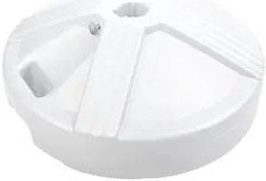 US WEIGHT FUB1WE Fillable Umbrella Base, White