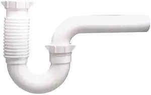 ZORO SELECT 1PPC5 1-1/2 " Dia., Polypropylene, White/Plastic Finish,