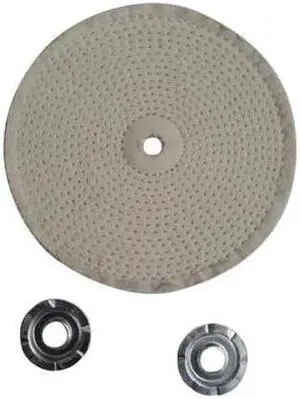 ZORO SELECT 12U087 Buffing Wheel,Spiral Sewn,10 In Dia.