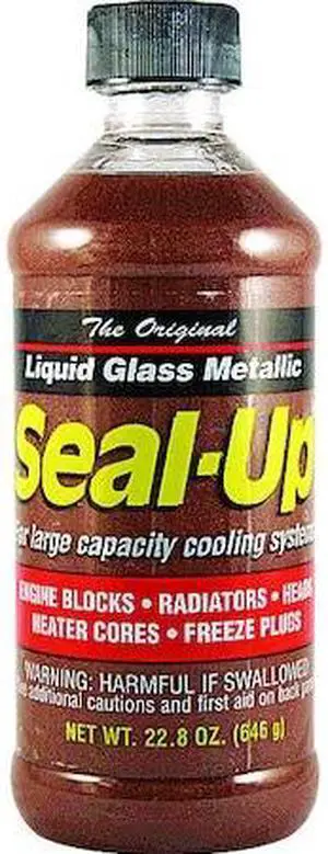 BLUE MAGIC 1116-24 Radiator/Block Sealer,Lg Engine,Copper