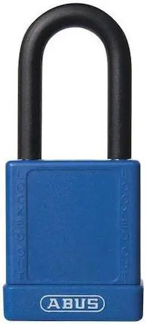ABUS 19602 Lockout Padlock,KD,Blue,1-3/4"H,PK6