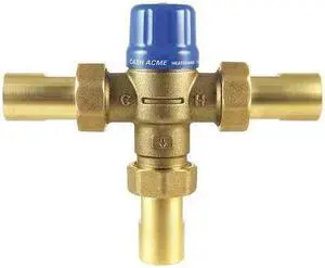 CASH ACME HG110D Thermostatic Mixing Valve,1/2in.,230 psi