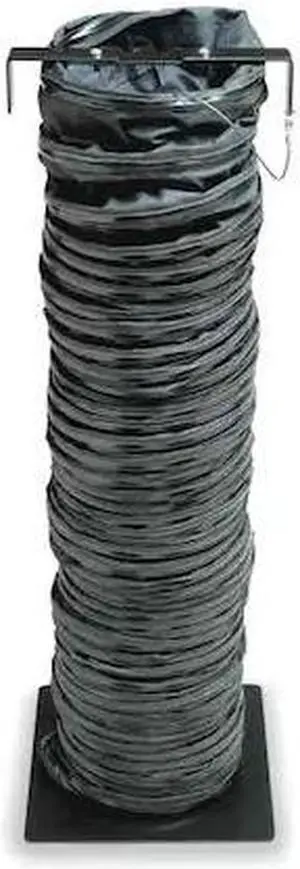 ALLEGRO INDUSTRIES 9600-25EX Statically Conductive Duct,25 ft.,Black