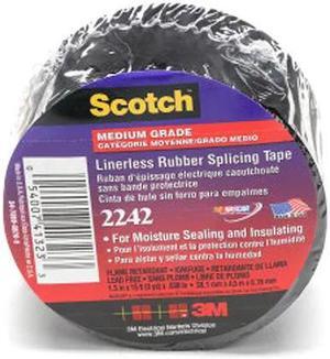 3M 2242-1-1/2X15FT Electrical Tape, 30 mil, 1-1/2"x 15 ft., PK12