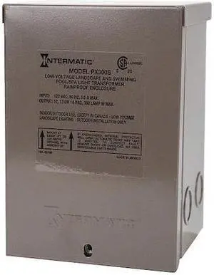 INTERMATIC PX300S Transformer,1 Phase,300VA,12V Out