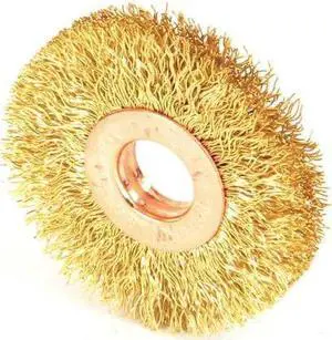 WEILER 93832 Crimped Wire Wheel Wire Brush, Arbor, 2"