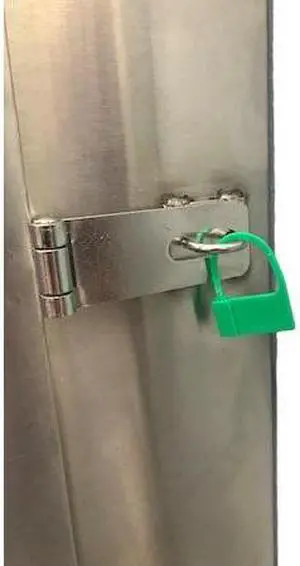 OMNIMED 484108_G Tamper Evident Safety Lockout Seals (Non-Numbered),Green, PK100